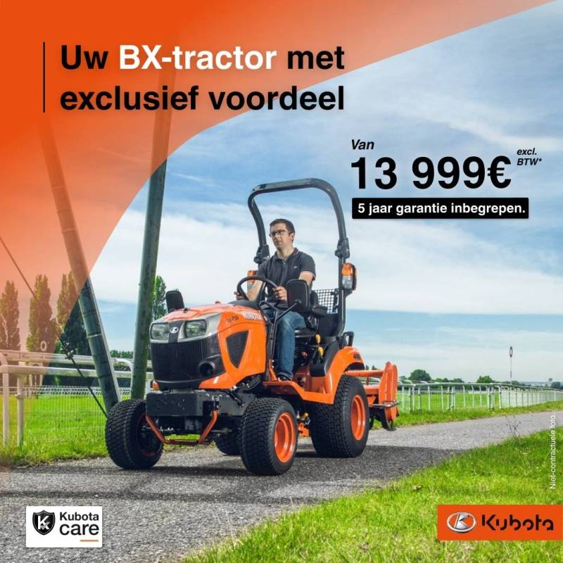 Actie Kubota BX-tractor